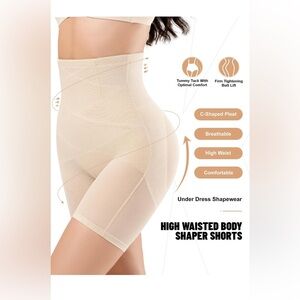 Shapewear for Women Tummy Control, High Waisted Body Shaper Shorts Butt Lifting